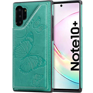 Luxury 3D Butterfly Wallet Phone Case For Samsung Galaxy NOTE10PLUS