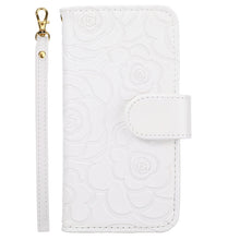 Load image into Gallery viewer, Camellia Embossed Flip Card Phone Case For Samsung Galaxy S10
