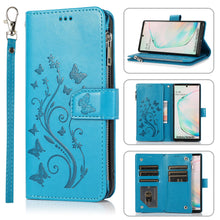 Load image into Gallery viewer, Luxury Zipper Leather Wallet Flip Multi Card Slots Case For Samsung Galaxy NOTE10Plus