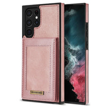 Load image into Gallery viewer, RFID Back Cover Card Wallet Phone Case For SAMSUNG Galaxy S22Ultra 5G