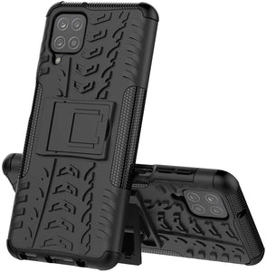 Rubber Hard Armor Cover Case For Samsung Galaxy A12