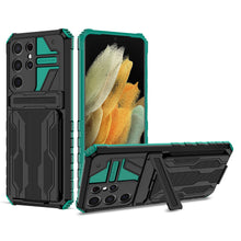 Load image into Gallery viewer, King Kong Armor Holder Card Slot Phone Case For SAMSUNG S21Ultra