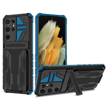 Load image into Gallery viewer, King Kong Armor Holder Card Slot Phone Case For SAMSUNG S21Ultra