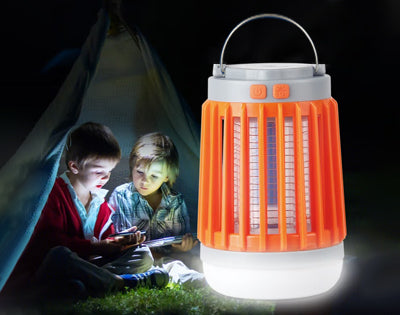 Keilini Bug Zapper Solar and USB charging Outdoor LED Light and Mosquito Killer