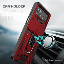 Load image into Gallery viewer, Luxury Lens Protection Vehicle-mounted Shockproof Case For Samsung Galaxy Z Flip3 5G