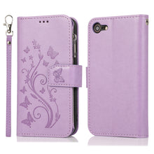 Load image into Gallery viewer, Luxury Zipper Leather Wallet Flip Multi Card Slots Cover Case For iPhone SE2020