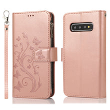 Load image into Gallery viewer, Luxury Zipper Leather Wallet Flip Multi Card Slots Cover Case For Samsung S10/S10Plus/S10E/S10Lite