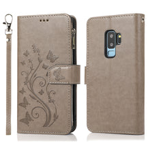 Load image into Gallery viewer, Luxury Zipper Leather Wallet Flip Multi Card Slots Cover Case For Samsung S9/S9Plus