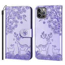 Charger l&#39;image dans la galerie, Portefeuille en cuir à fermeture à glissière de luxe Flip Multi Card Slots Cover Cover pour iPhone 12mini