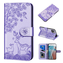 Charger l&#39;image dans la galerie, Portefeuille en cuir à fermeture à glissière de luxe Flip Multi Card Slots Cover Cover pour iPhone 12mini