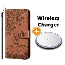 Charger l&#39;image dans la galerie, Portefeuille en cuir à fermeture à glissière de luxe Flip Multi Card Slots Cover Cover pour iPhone 12mini