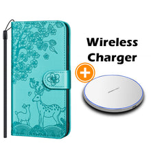 Charger l&#39;image dans la galerie, Portefeuille en cuir à fermeture à glissière de luxe Flip Multi Card Slots Cover Cover pour iPhone 12mini