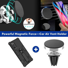 Load image into Gallery viewer, Invisible Bracket Armor Anti-Fall Magnetic Car Phone Case For Samsung S20FE