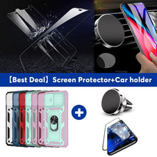 Load image into Gallery viewer, 3 In 1 Camera Protection Hard Case With Ring For Samsung A52