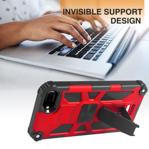Luxury Armor Shockproof With Kickstand For iPhone 8 Plus