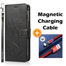 Load image into Gallery viewer, Luxury Zipper Leather Wallet Flip Multi Card Slots Cover Case For Samsung S9/S9Plus