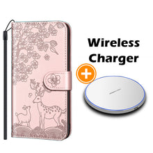 Charger l&#39;image dans la galerie, Portefeuille en cuir à fermeture à glissière de luxe Flip Multi Card Slots Cover Cover pour iPhone 12mini