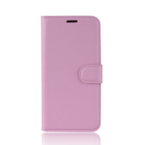 Lychee Pattern Wallet Phone Case For Samsung A71