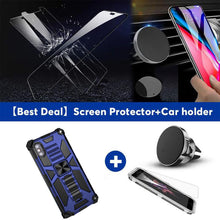 Load image into Gallery viewer, Luxury Armor Shockproof With Kickstand For iPhone XS