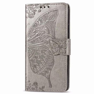 Luxury Embossed Butterfly Leather Wallet Flip Case For iPhone 14 Pro Max
