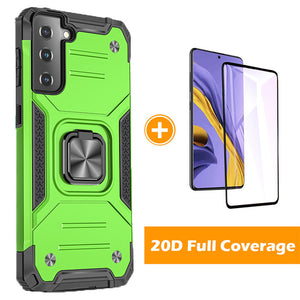 【HOT】Vehicle-mounted Shockproof Armor Phone Case  For SAMSUNG Galaxy S21 5G
