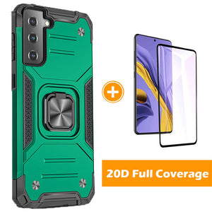 【HOT】Vehicle-mounted Shockproof Armor Phone Case  For SAMSUNG Galaxy S21 5G