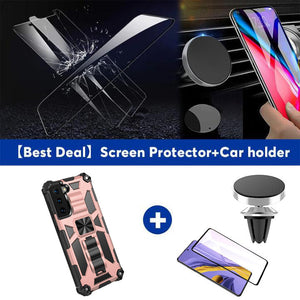 ALL New Luxury Armor Shockproof With Kickstand Case For SAMSUNG S21 FE 5G