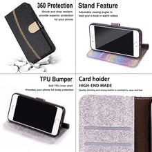 Load image into Gallery viewer, 2021 New Bling Glitter Diamond Wallet Flip Case For iPhone