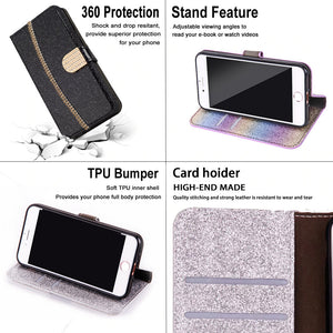 2021 New Bling Glitter Diamond Wallet Flip Case For Samsung S20FE