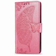 Load image into Gallery viewer, Luxury Embossed Butterfly Leather Wallet Flip Case For iPhone 14 Pro Max