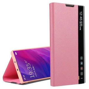 Luxury Vertical Smart Windows Leather Case For Samsung Galaxy A51