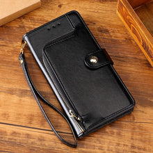 Load image into Gallery viewer, All New Multifunctional Zipper Wallet Leather Flip iPhone Case