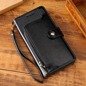 All New Multifunctional Zipper Wallet Leather Flip Case For SAMSUNG Galaxy A50/A50S