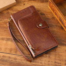 Load image into Gallery viewer, All New Multifunctional Zipper Wallet Leather Flip Case For SAMSUNG Galaxy S21/S21PLUS