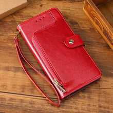 Load image into Gallery viewer, All New Multifunctional Zipper Wallet Leather Flip Case For SAMSUNG Galaxy S21/S21PLUS