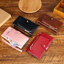Load image into Gallery viewer, All New Multifunctional Zipper Wallet Leather Flip Case For SAMSUNG Galaxy A70
