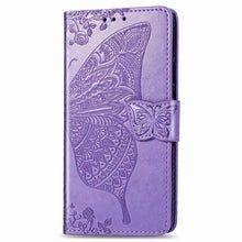 Load image into Gallery viewer, Luxury Embossed Butterfly Leather Wallet Flip Case For iPhone 13 Pro Max