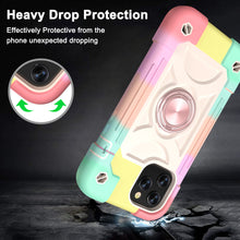 Load image into Gallery viewer, Colorful Anti-Drop Universal Dual-Ring Phone Case For iPhone 12 Pro Max