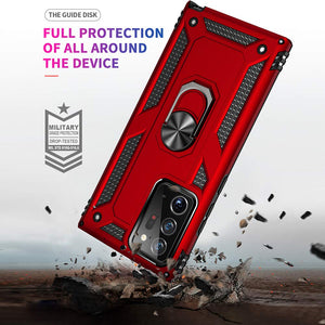 Luxury Armor Ring Bracket Phone Case For Samsung Note 20 Ultra-Fast Delivery
