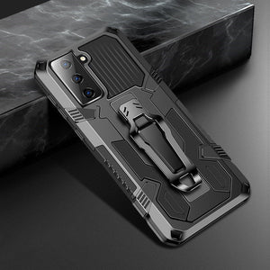 Warrior Multi-function Bracket Belt Clip Case For Samsung S21 5G