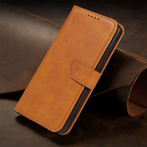 Premium Leather Wallet Side Flip Case With Card Holder & Kickstand For Samsung A71/A51