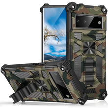 Load image into Gallery viewer, Camouflage New Luxury Armor Shockproof Case With Kickstand For Google Pixel 6