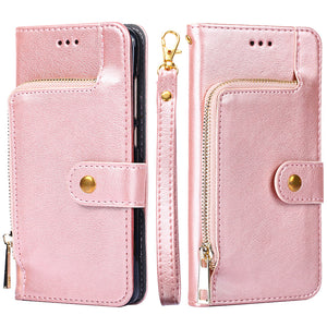 All New Multifunctional Zipper Wallet Leather Flip Case For SAMSUNG Galaxy A70