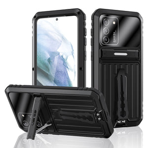 【Samsung S21】Back Clip Bracket Waterproof Aluminum 360° Protective Phone Case