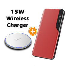 Charger l&#39;image dans la galerie, Samsung s20fe Luxury Smart Window Magnetic Flip Cover