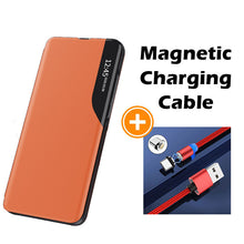 Load image into Gallery viewer, Luxury Smart Window Magnetic Flip Leather Case For Samsung A71